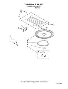 05 - Turntable Parts parts for Whirlpool Microwave WMH1164XWS1 from AppliancePartsPros.com