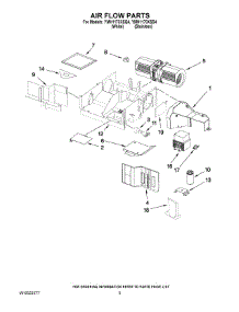 04 - Air Flow Parts parts for Whirlpool Microwave YMH1170XSS4 from AppliancePartsPros.com