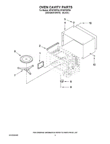03 - Oven Cavity Parts parts for Whirlpool Microwave MT4078SPQ4 from AppliancePartsPros.com