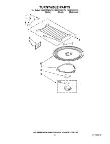 05 - Turntable Parts parts for Whirlpool Microwave WMH3205XVS1 from AppliancePartsPros.com