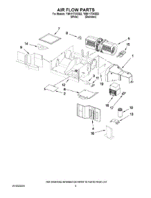 04 - Air Flow Parts parts for Whirlpool Microwave YMH1170XSS3 from AppliancePartsPros.com