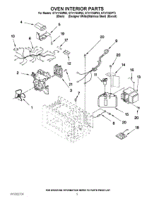 05 - Oven Interior Parts parts for Whirlpool Microwave GT4175SPT3 from AppliancePartsPros.com