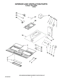 03 - Interior And Ventilation Parts parts for Whirlpool Microwave YMH1170XSB5 from AppliancePartsPros.com