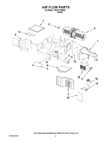 04 - Air Flow Parts parts for Whirlpool Microwave YMH1170XSB5 from AppliancePartsPros.com
