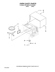 03 - Oven Cavity Parts parts for Whirlpool Microwave MT4110SPQ3 from AppliancePartsPros.com