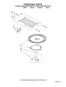 05 - Turntable Parts parts for Whirlpool Microwave WMH2175XVQ1 from AppliancePartsPros.com
