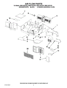 04 - Air Flow Parts parts for Whirlpool Microwave WMH1162XVD2 from AppliancePartsPros.com