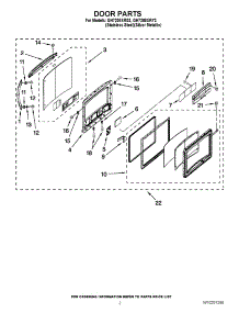 02 - Door Parts parts for Whirlpool Microwave GH7208XRS3 from AppliancePartsPros.com