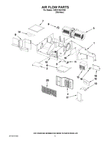 04 - Air Flow Parts parts for Whirlpool Microwave WMH1164XWS0 from AppliancePartsPros.com