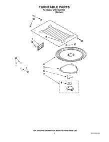 05 - Turntable Parts parts for Whirlpool Microwave WMH1164XWS0 from AppliancePartsPros.com