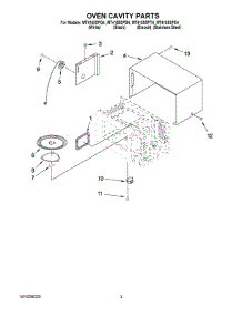 03 - Oven Cavity Parts parts for Whirlpool Microwave MT4155SPT4 from AppliancePartsPros.com