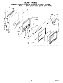 02 - Door Parts parts for Whirlpool Microwave GH7208XRY1 from AppliancePartsPros.com