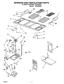 03 - Interior And Ventilation Parts parts for Whirlpool Microwave GH4184XSS1 from AppliancePartsPros.com