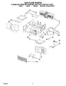 04 - Air Flow Parts parts for Whirlpool Microwave MH1170XST0 from AppliancePartsPros.com