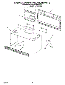 06 - Cabinet And Installation Parts parts for Whirlpool Microwave GH4184XSS0 from AppliancePartsPros.com
