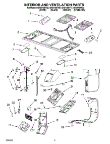 03 - Interior And Ventilation Parts parts for Whirlpool Microwave GH5176XPB2 from AppliancePartsPros.com