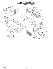 04 - Air Flow Parts parts for Whirlpool Microwave YMH1141XMB3 from AppliancePartsPros.com
