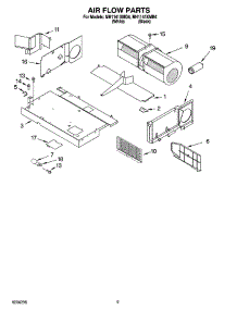 04 - Air Flow Parts parts for Whirlpool Microwave MH1141XMB4 from AppliancePartsPros.com