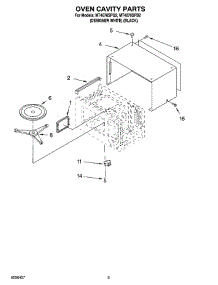 03 - Oven Cavity Parts parts for Whirlpool Microwave MT4078SPQ2 from AppliancePartsPros.com