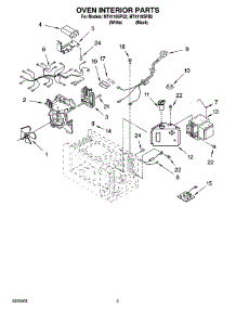 05 - Oven Interior Parts parts for Whirlpool Microwave MT4110SPB2 from AppliancePartsPros.com