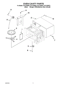 03 - Oven Cavity Parts parts for Whirlpool Microwave GT4175SPT2 from AppliancePartsPros.com