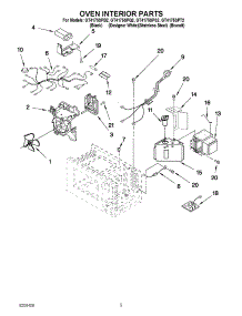 05 - Oven Interior Parts parts for Whirlpool Microwave GT4175SPS2 from AppliancePartsPros.com