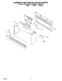 06 - Cabinet And Installation Parts parts for Whirlpool Microwave GH4155XPB3 from AppliancePartsPros.com
