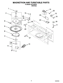 05 - Magnetron And Turntable Parts parts for Whirlpool Microwave GH4155XPS3 from AppliancePartsPros.com