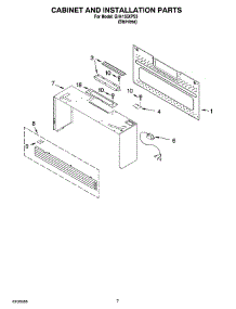 06 - Cabinet And Installation Parts parts for Whirlpool Microwave GH4155XPS3 from AppliancePartsPros.com