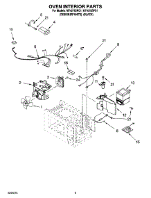 05 - Oven Interior Parts parts for Whirlpool Microwave MT4078SPQ1 from AppliancePartsPros.com