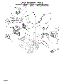 05 - Oven Interior Parts parts for Whirlpool Microwave MT4155SPQ1 from AppliancePartsPros.com