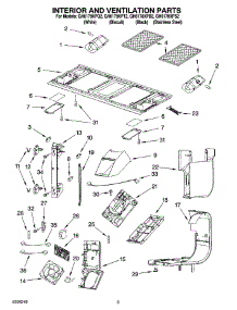 03 - Interior And Ventilation Parts parts for Whirlpool Microwave GH6178XPQ2 from AppliancePartsPros.com