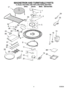 05 - Magnetron And Turntable Parts parts for Whirlpool Microwave GH6177XPB2 from AppliancePartsPros.com