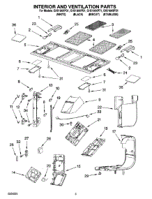 03 - Interior And Ventilation Parts parts for Whirlpool Microwave GH5184XPT1 from AppliancePartsPros.com