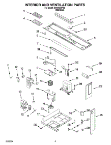 03 - Interior And Ventilation Parts parts for Whirlpool Microwave GH4155XPS2 from AppliancePartsPros.com