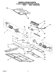 03 - Ventilation Parts parts for Whirlpool Microwave GH6208XRB0 from AppliancePartsPros.com