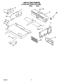 04 - Air Flow Parts parts for Whirlpool Microwave MH1141XMQ2 from AppliancePartsPros.com