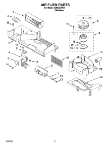 04 - Air Flow Parts parts for Whirlpool Microwave GH4155XPS1 from AppliancePartsPros.com
