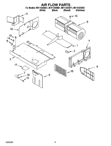 04 - Air Flow Parts parts for Whirlpool Microwave MH1150XMT1 from AppliancePartsPros.com