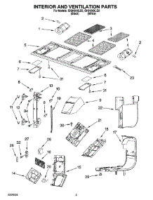 03 - Interior And Ventilation Parts parts for Whirlpool Microwave GH9184XLB2 from AppliancePartsPros.com