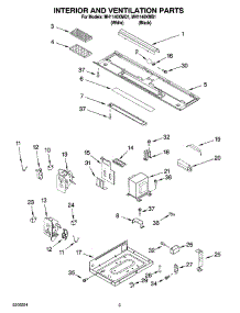 03 - Interior And Ventilation Parts parts for Whirlpool Microwave MH1140XMQ1 from AppliancePartsPros.com