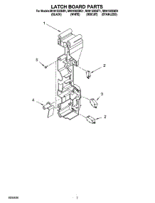 06 - Latch Board Parts parts for Whirlpool Microwave MH6150XMS1 from AppliancePartsPros.com
