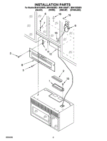 08 - Installation Parts, Miscellaneous Parts parts for Whirlpool Microwave MH6150XMS1 from AppliancePartsPros.com