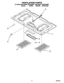 07 - Ventilation Parts parts for Whirlpool Microwave MH6150XMQ1 from AppliancePartsPros.com