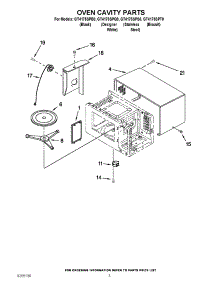 03 - Oven Cavity Parts parts for Whirlpool Microwave GT4175SPQ0 from AppliancePartsPros.com