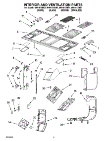 03 - Interior And Ventilation Parts parts for Whirlpool Microwave MH9181XMQ1 from AppliancePartsPros.com