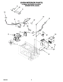 05 - Oven Interior Parts parts for Whirlpool Microwave MT4078SPQ0 from AppliancePartsPros.com