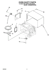 03 - Oven Cavity Parts parts for Whirlpool Microwave MT4145SKQ1 from AppliancePartsPros.com
