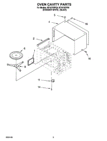 03 - Oven Cavity Parts parts for Whirlpool Microwave MT4078SPB0 from AppliancePartsPros.com