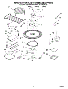 05 - Magnetron And Turntable Parts parts for Whirlpool Microwave GH9177XLT2 from AppliancePartsPros.com
